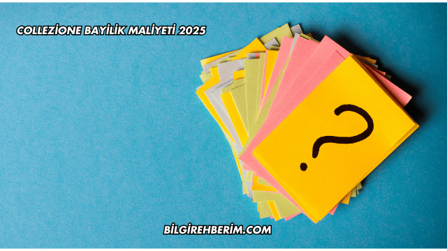 Collezione Bayilik Maliyeti 2025